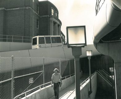 Archived Photo of Entry Ramp to Downtown Campus
